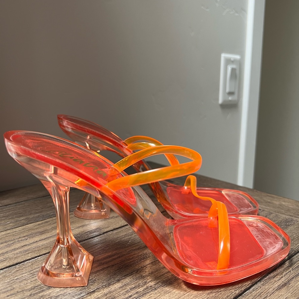 Liliana Vibrant Orange Heels